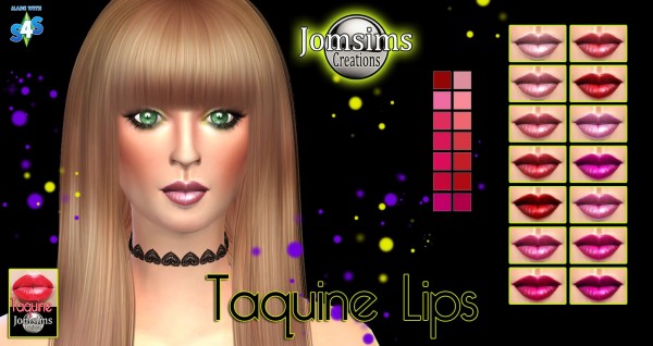  Jom Sims Creations: Taquine lips