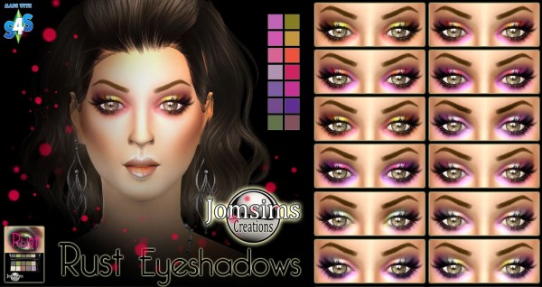  Jom Sims Creations: Rust eyeshadows