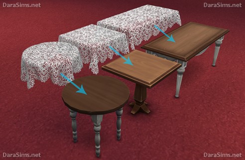  Dara Sims: Lace Tablecloth Set