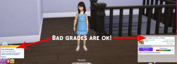  Mod The Sims: Simstopics Bad Grades are OK by devilgurl