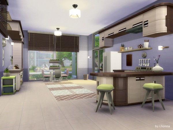  The Sims Resource: Pastel Base house by Lhonna