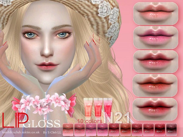  The Sims Resource: Lipstick 21 by S Club
