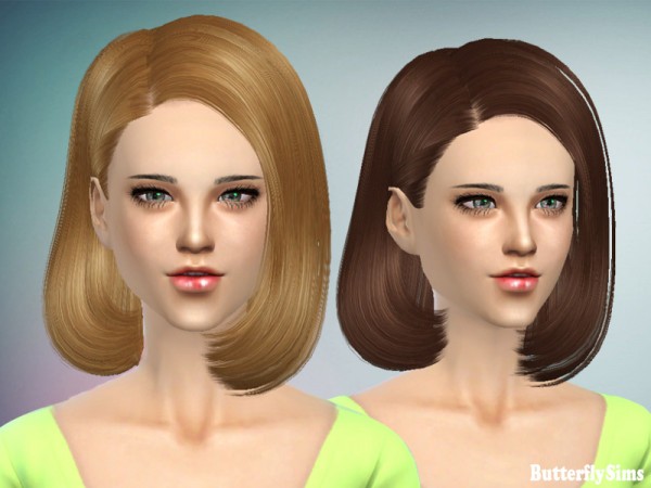  Butterflysims: B flysims 150 NO hat  free hairstyle
