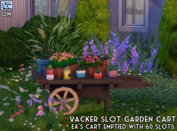  Sims 4 Studio: Vacker slot garden cart