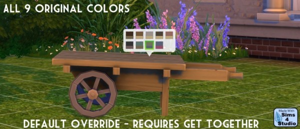  Sims 4 Studio: Vacker slot garden cart
