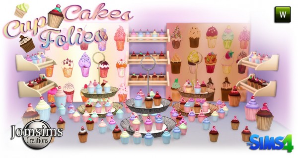  Jom Sims Creations: Cupcakes follies