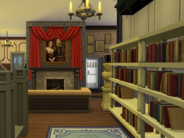  The Sims Resource: Victorian Library by Ineliz