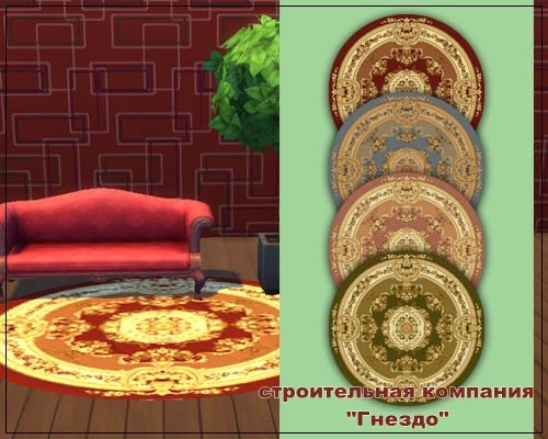  Sims 3 by Mulena: Carpet Home Bushe 01