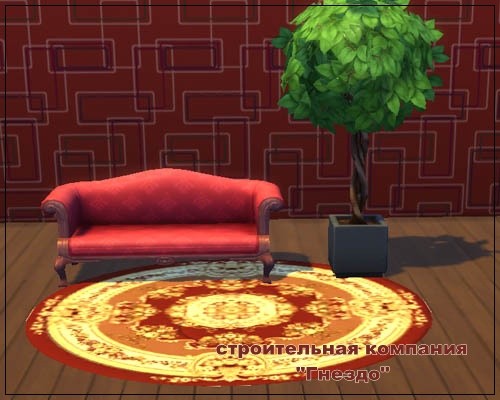  Sims 3 by Mulena: Carpet Home Bushe 01