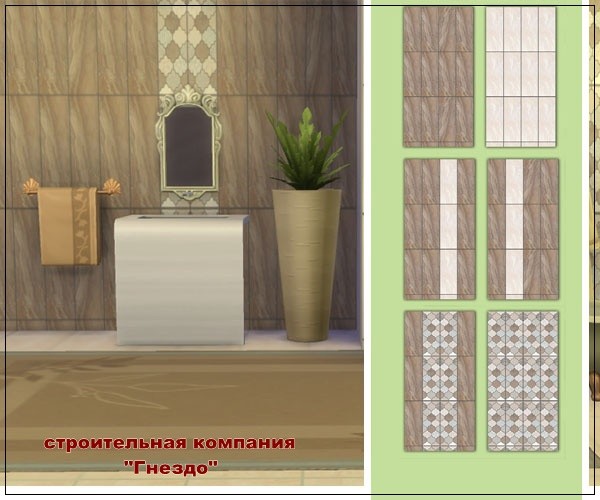  Sims 3 by Mulena: Erato Grey tiles