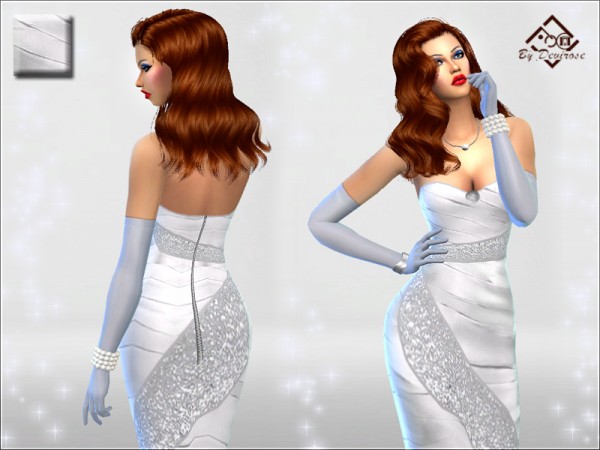  The Sims Resource: Glitter Chic Dress