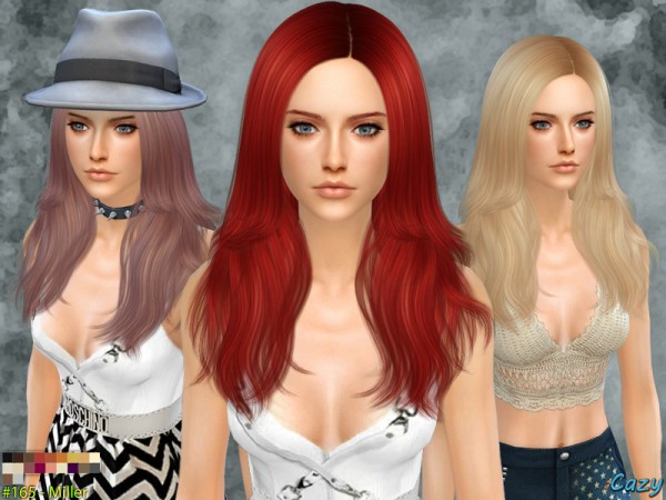  The Sims Resource: Miller   Female Hairstyle by Cazy