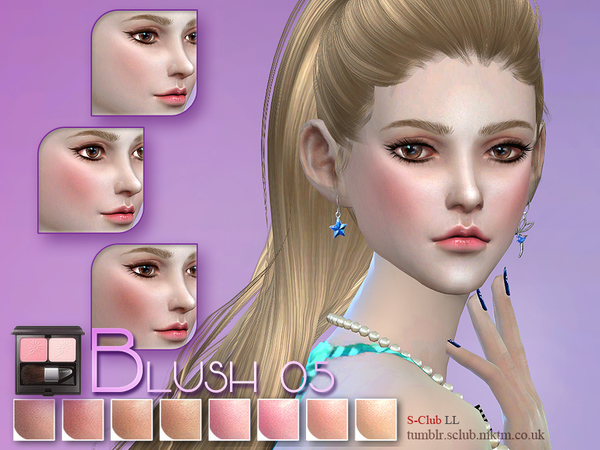  The Sims Resource: Girl Blush 05 by S Club
