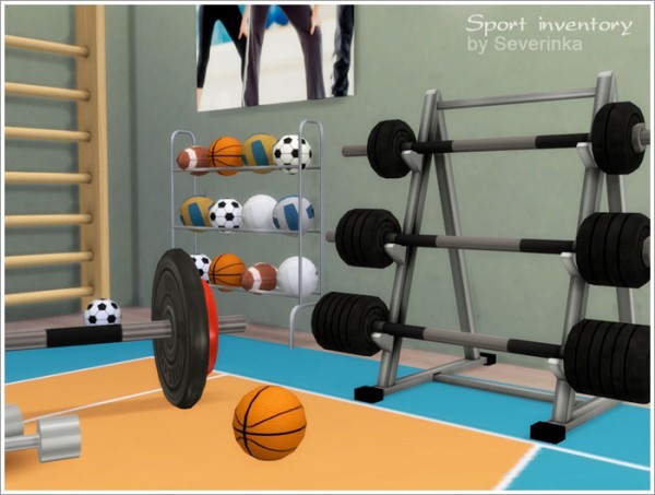  Sims by Severinka: Sport inventory set