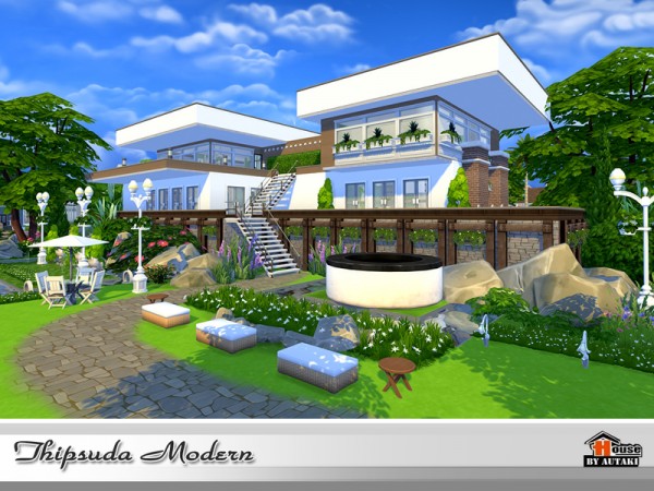  The Sims Resource: Thipsuda Modern house by Autaki