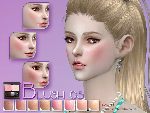  The Sims Resource: Girl Blush 05 by S Club