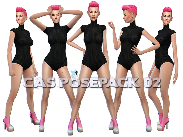  The Sims Resource: Posepack 02 by MsBlue