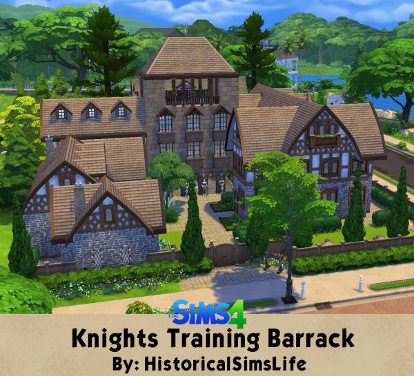  History Lovers Sims Blog: Knights Training Barrack