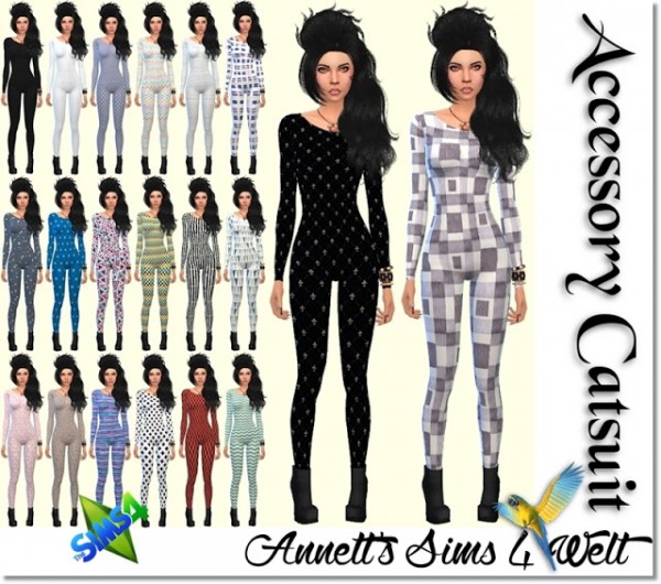  Annett`s Sims 4 Welt: Accessory Catsuits