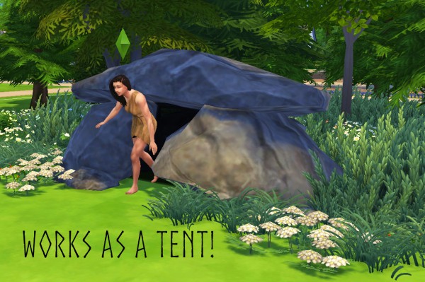  History Lovers Sims Blog: Cave for Prehistoric Age