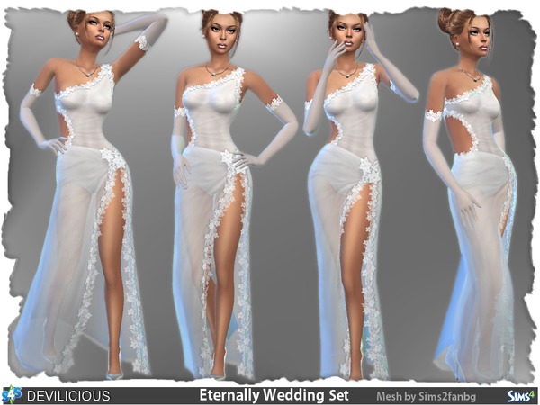  The Sims Resource: Eternally Wedding Set by Devilicious