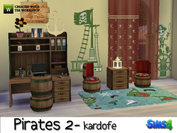  The Sims Resource: Pirates 2 bedroom by Kardofe