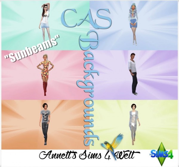  Annett`s Sims 4 Welt: CAS Backgrounds Sunbeams