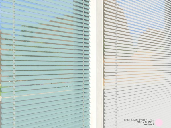  The Sims Resource: Custom Blinds Tall by DOT