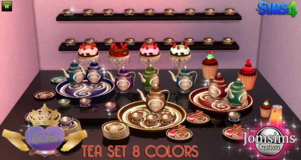  Jom Sims Creations: Tea Time set