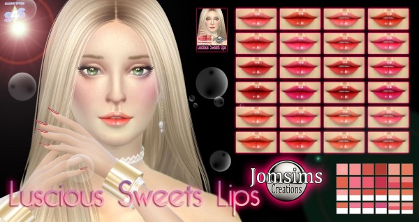  Jom Sims Creations: Luscious sweets lips