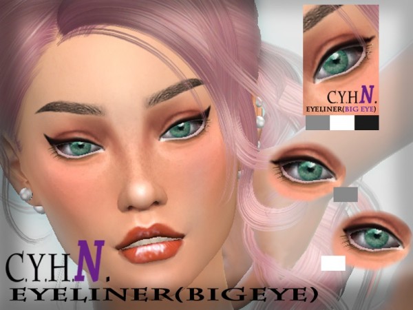  The Sims Resource: CYHN eyeliner(bigeye) by Chung Yan Hei