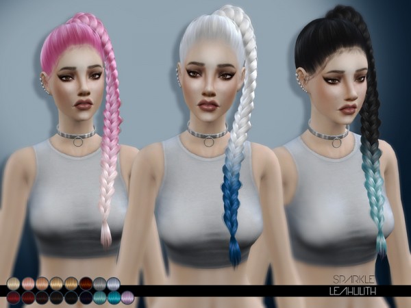  The Sims Resource: LeahLilith Sparkle hairstyle