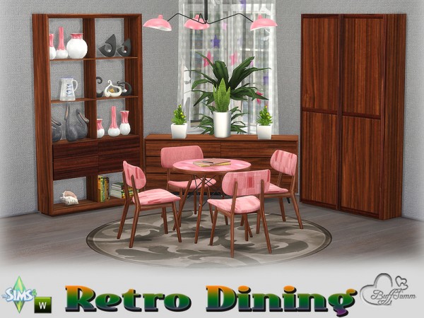  The Sims Resource: Retro Diningroom by BuffSumm