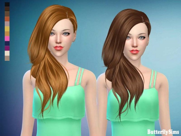  Butterflysims: B flysims 188 No hat   donation hairstyle