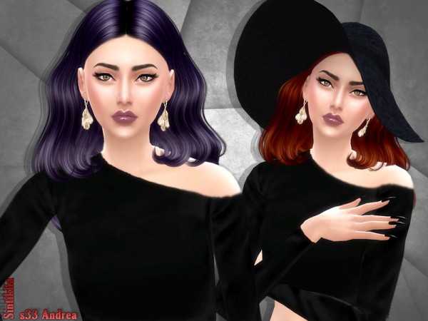  The Sims Resource: Sintiklia   Hair s33 Andrea