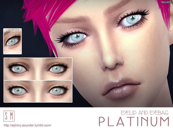  The Sims Resource: Platinum   Eyelid and Eyebag by Screaming Mustard