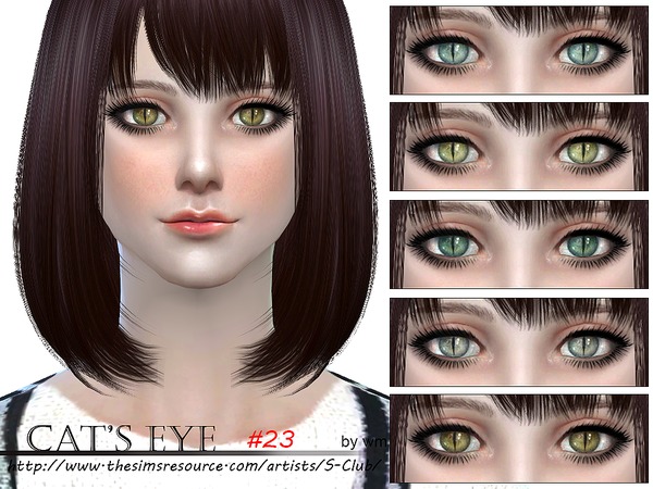 The Sims Resource: Eyecolor 23 by S Club
