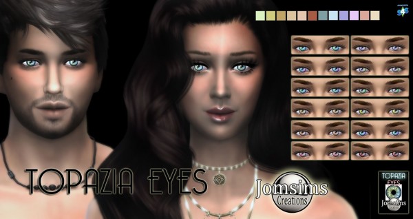  Jom Sims Creations: Topazia eyes