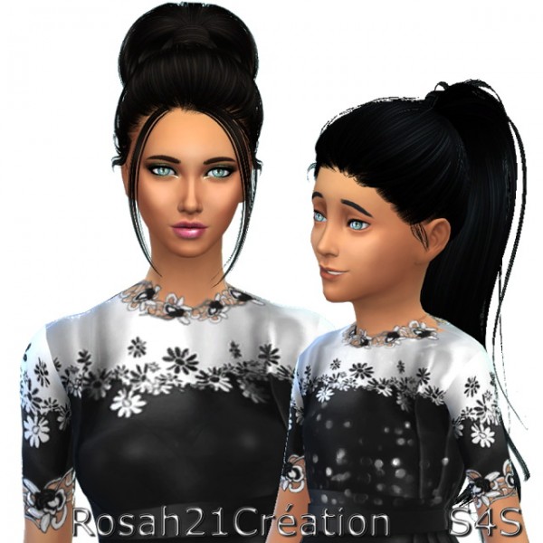  Sims Dentelle: Mom & Daughter