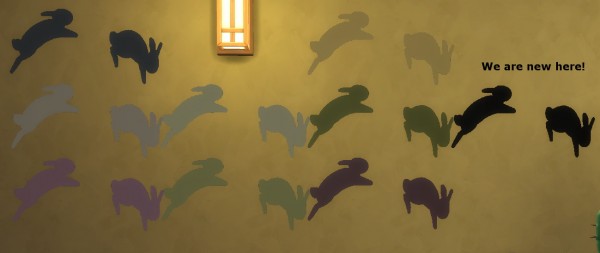  Sims4ccbyhina: Smaller Jumping Bunnies Stencil Override