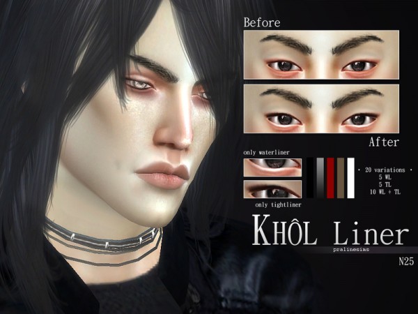  The Sims Resource: Khol Liner Kit | N25 by Pralinesims