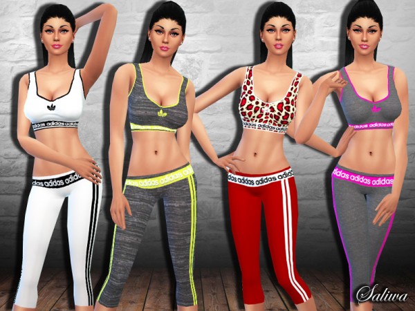  The Sims Resource: New Style Athletic Outfits by Saliwa