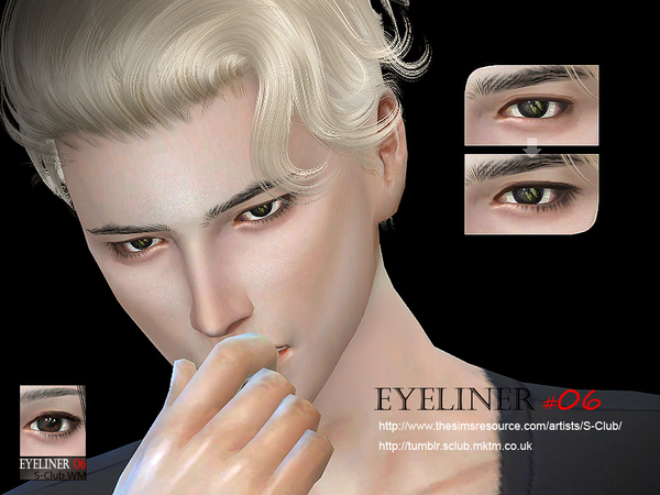  The Sims Resource: Eyeliner 06 by S Club