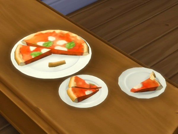  Mod The Sims: Home made Pizza Margherita by plasticbox