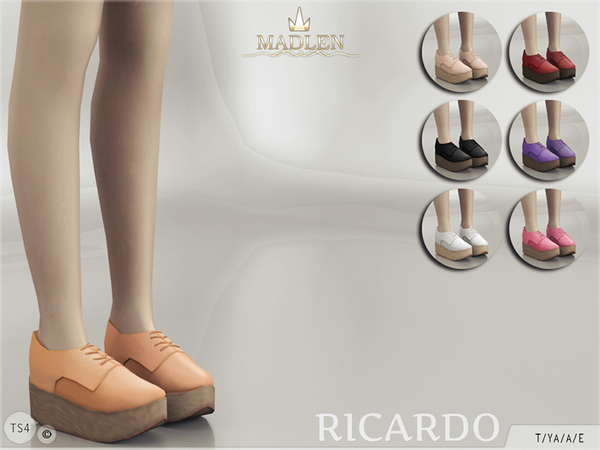  The Sims Resource: Madlen Ricardo Shoes by MJ95