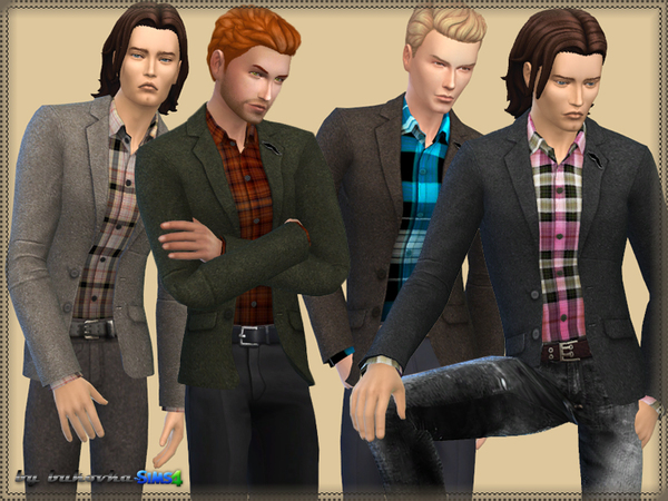  The Sims Resource: Tweed Blazer by bukovka
