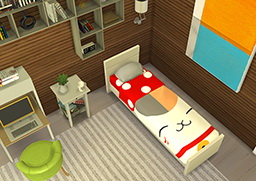  Enure Sims: Bed Recolor Natsume Yuujinchou