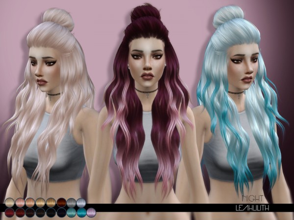 The Sims Resource: LeahLilith   Night hairstyle
