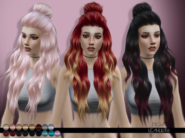  The Sims Resource: LeahLilith   Night hairstyle