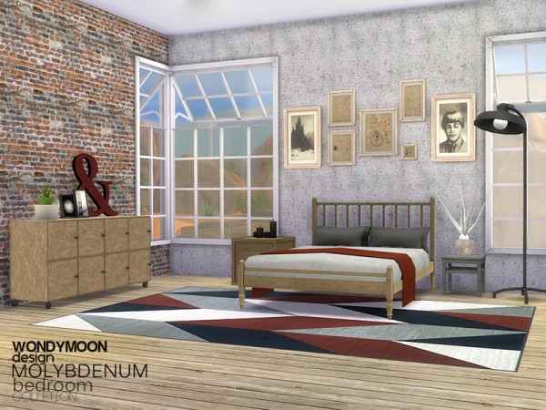  The Sims Resource: Molybdenum Bedroom by wondymoon